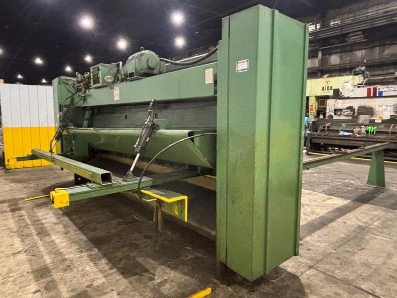 14&#039; X 3/8&quot; CINCINNATI 375 HS POWER SQUARING SHEAR WITH BACK GAUGE; FLOOR STANDING: YOBRO #24238
