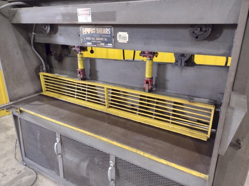 6&#039; x 3/8&quot; HTC MODEL #375-6S HYDRAULIC SHEAR: STOCK #21236