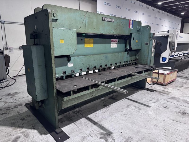 10’ X 3/8” Betenbender Hydraulic Shear, 1999 – Backgauge