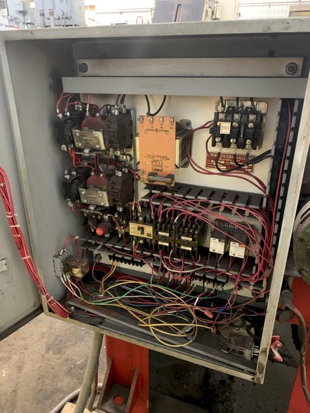 24" WIDE X .125" CWP MODEL #24C 7 ROLL POWERED COIL STRAIGHTENER: STOCK #13904