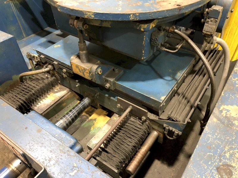 9" WIDE X 30" TABLE SUNDSTRAND VERTICAL BELT ROTARY TABLE "TIP" GRINDER: STOCK #18229