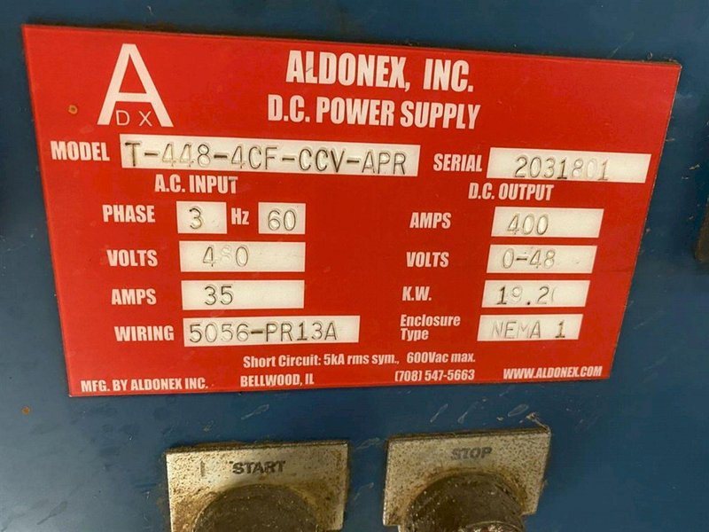 GLI MODEL #P53 pH/ORP ANALYZER WASTE WATER POWER SUPPLY SYSTEM: STOCK #13504