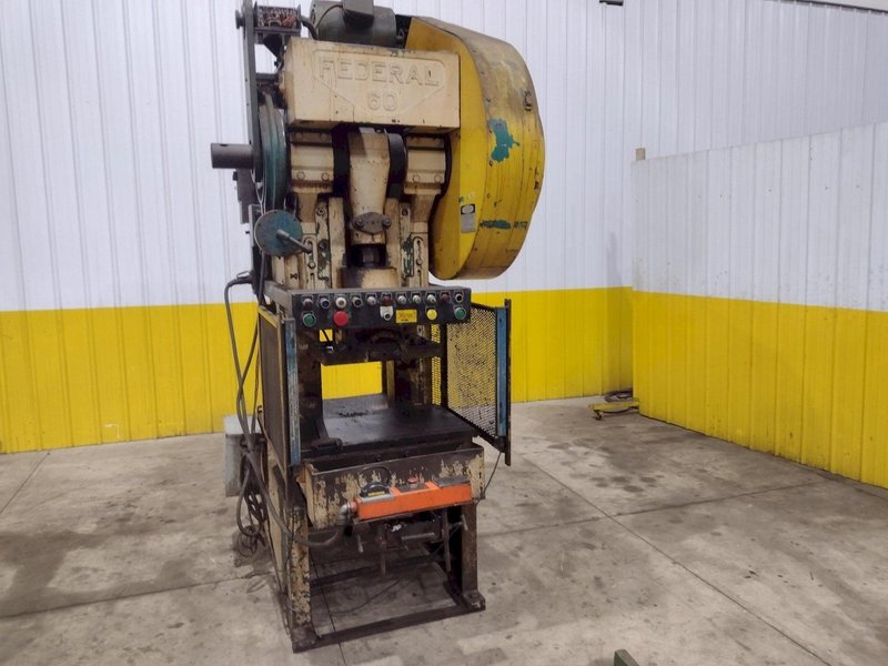 60 TON FEDERAL MODEL #60 OBI STAMPING PRESS 6&quot; STROKE: STOCK #22789