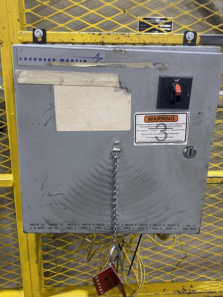 54" X 60" X 5000 LBS SOUTHWORTH MODEL #L006035-9 CONTAINER FLIPPER UNLOADING MACHINE: STOCK #17010