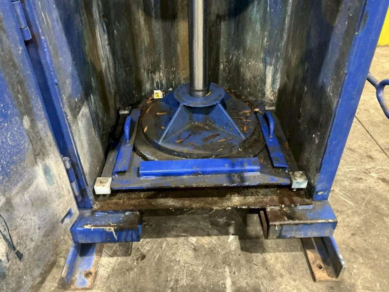 55 GALLON DRUM VESTIL HYDRAULIC CRUSHER &amp; COMPACTOR, MODEL #WBB3147055: YOBRO #24913