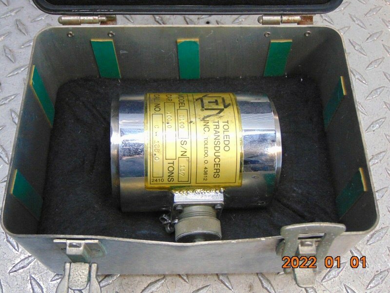 100 TON TOLEDO TRANSDUCERS LOAD TONNAGE METER &amp; MONITOR: STOCK #16453