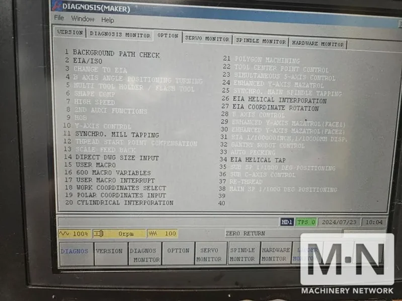 Mazak Multiplex 6300 CNC 6-Axis Lathe, 2006