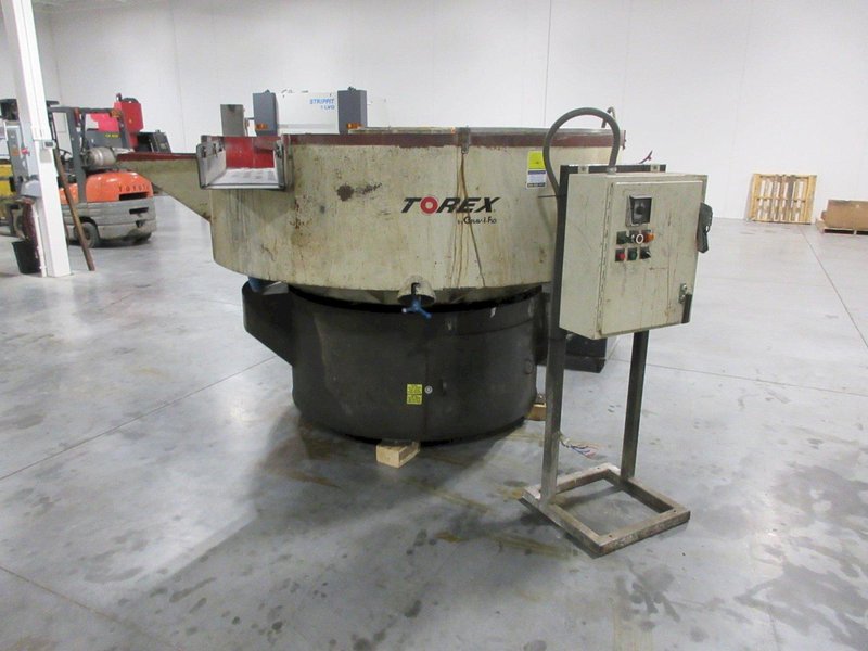 Torex T9060 Vibratory Finshing Machine with Free Standing Control Panel and Water Separation Tank  ** New Parts Installed 2025 **- Auction Item