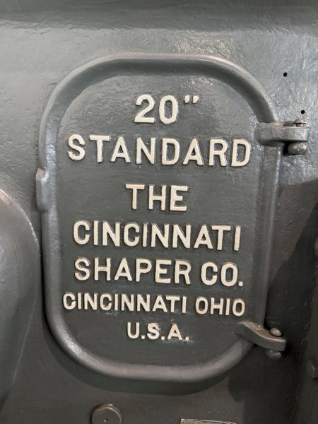 20&quot; CINCINNATI HORIZONTAL SHAPER. STOCK # 0238325