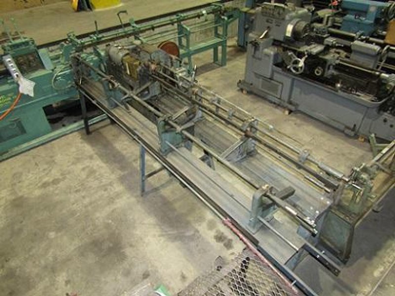 LEWIS #2CV4 WIRE STRAIGHTEN AND CUT OFF MACHINE