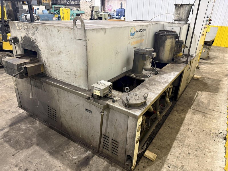 18" RANSOHOFF LEANVEYOR 3-STAGE STEEL MESH CONVEYOR PASS THROUGH PARTS WASHER, NEW 2017: YOBRO #24292