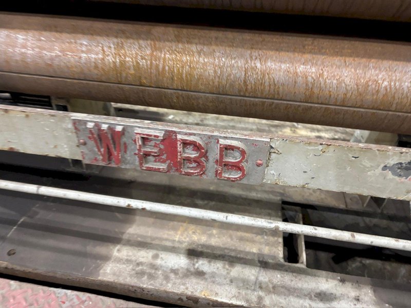6' X 3/16" WEBB MODEL #R5LR-7006 PLATE BENDING ROLL: YOBRO #24252