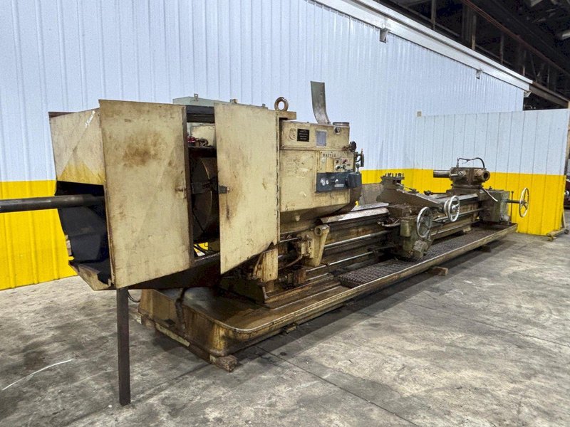 #4A WARNER &amp; SWASEY MODEL #M-3580 SQUARE HEAD 12.5&quot;
 HOLLOW SPINDLE X 144&quot; EXTENDED BED TURRET LATHE: YOBRO #24423