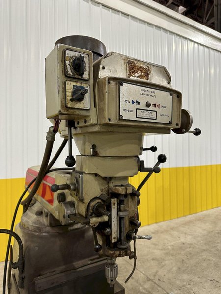 3 HP MICROCUT MODEL #837 VERTICAL MILL W/ VISE: STOCK #20998