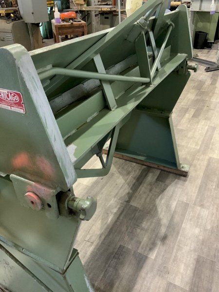4' X 12 GAUGE DREIS &amp; KRUMP/CHICAGO MODEL BPU412-6 FINGER BRAKE: STOCK #81518