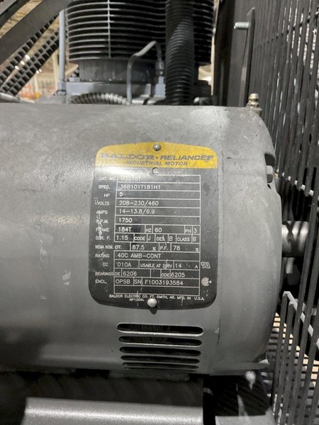 GARDNER DENVER VR5-8 80 GALLON  ROTARY VANE AIR COMPRESSORS USED