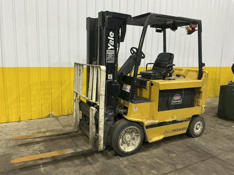 8,000 LB 2008 YALE MODEL #ERC080HHN36RE084 ELECTRIC FORKLIFT: YOBRO #25686