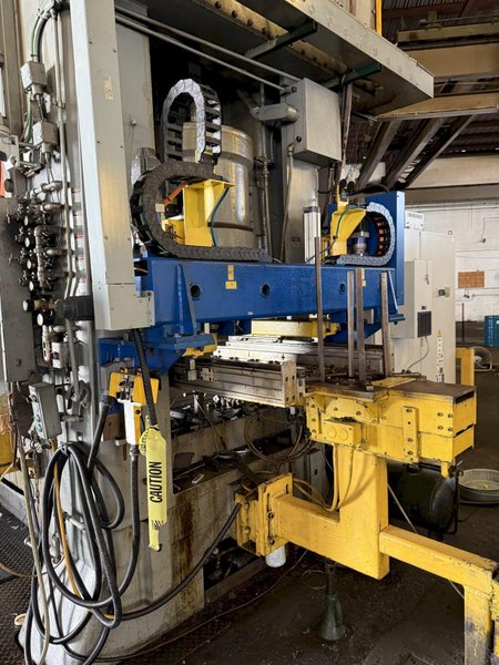 800 TON MINSTER E2-800-108-60 HEAVI-STAMPER STRAIGHT SIDE DOUBLE CRANK PRESS. STOCK #0430926