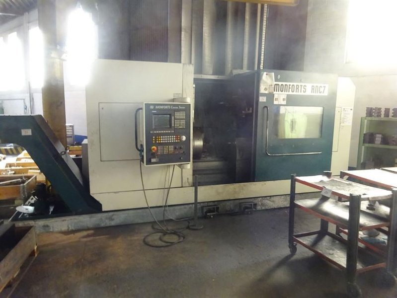 Monforts - RNC 7 Ø 720 x 1500 mm CNC - HARD TURNING MACHINE
