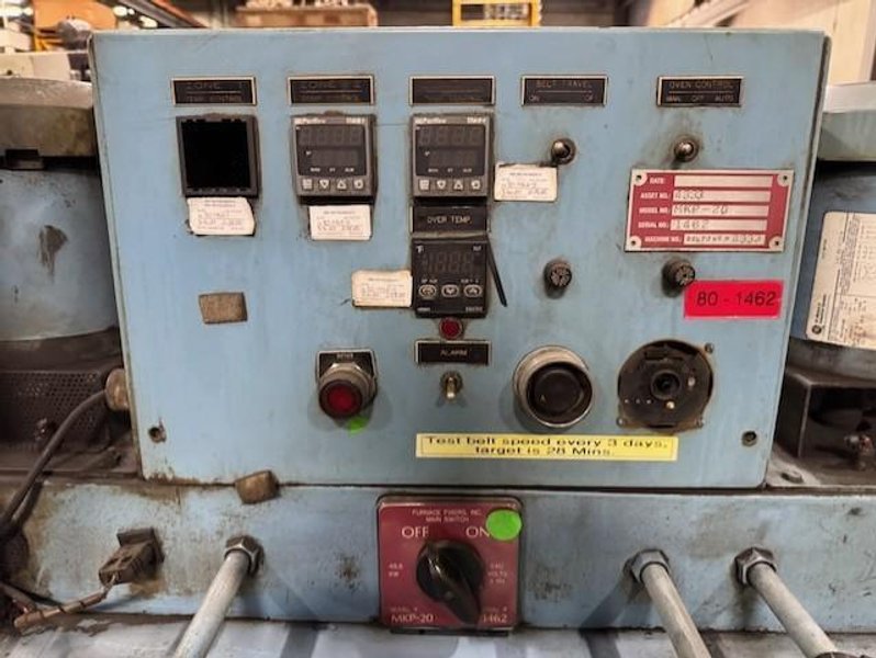 FURNACE FIXERS #MKP-20, BELT OVEN