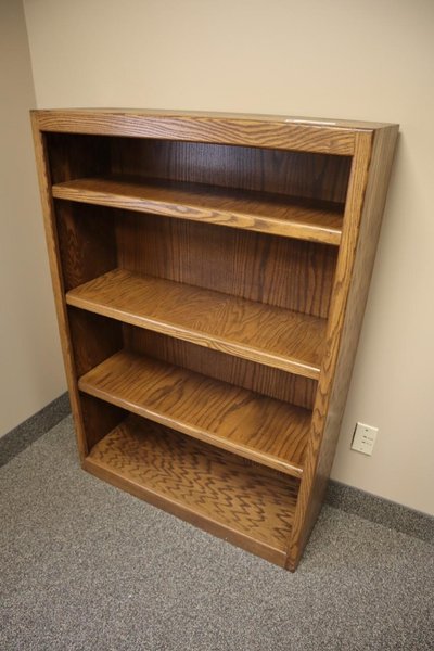 Wooden Adjustable Shelf 3 Shelf Bookcase- Auction Item