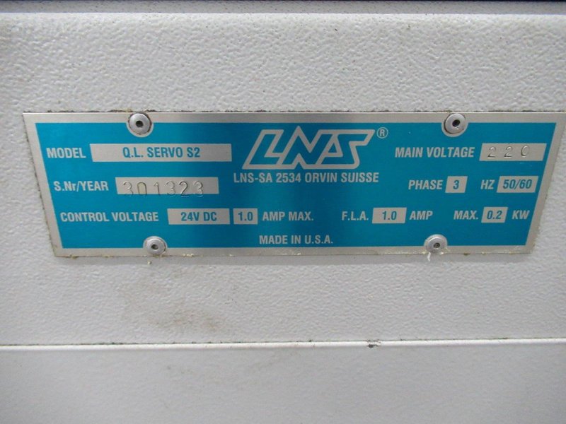 LNS Quick Load Servo S2 Automatic Magazine Bar-Feed .250&quot; - 4.75&quot; x 63&quot; Bar Capacity