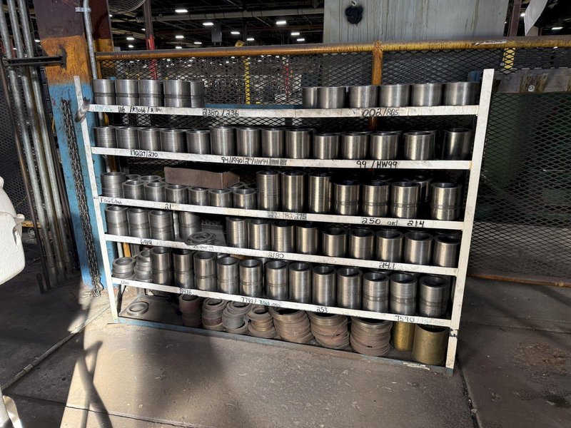 54" X .110" YODER SLITTING LINE, COMPLETE LINE, LOTS OF TOOLING: YOBRO #24277