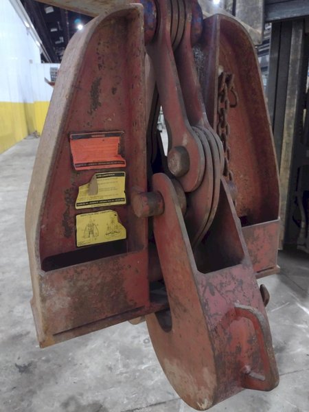 25 TON (50,000 LBS) CLAMP-CO MODEL #NS25 BEAM LIFTING CLAMP: YOBRO #24844