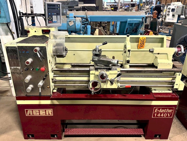 14&quot;/20&quot; x 40&quot; Acer Gap Bed Lathe 1440V, Gap, 2200 RPM, Inch/mm, DRO, Nice