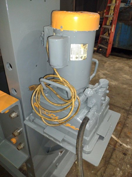 125 TON X 48" DAKE H-FRAME HYDRAULIC PRESS: YOBRO #24587