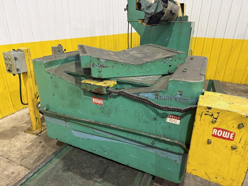10,000 LBS X 24" X .105" ROWE ENTRY SERVO FEED LINE, COIL CAR, REEL, STRAIGHTENER, INDRAMAT SERVO FEED: YOBRO #24518