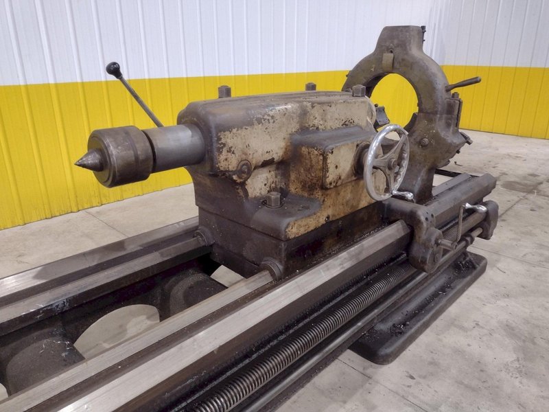 40&quot; X 252&quot; (21&#039;) AMERICAN PACEMAKER ENGINE LATHE, 2.75&quot; HOLE: STOCK #20836