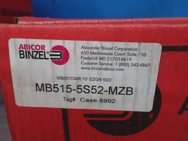 Abicor Binzel 500 A, 15 Ft Mig Welding Gun - Mb515-5s52-mzb