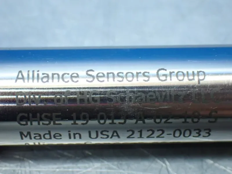 ALLIANCE SENSORS GROUP 2 LINEAR VARIABLE INDUCTIVE TRANSDUCER POSITION SENSORS  -  GHSE-19-013-A-02-10-S