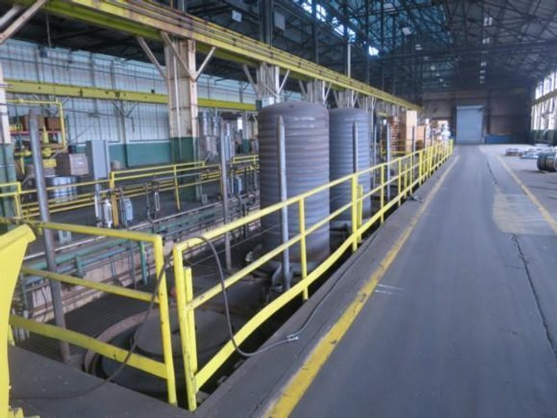 116&quot; H x 48&quot; EBNER HYDROGEN BELL ANEALLING SYSTEM