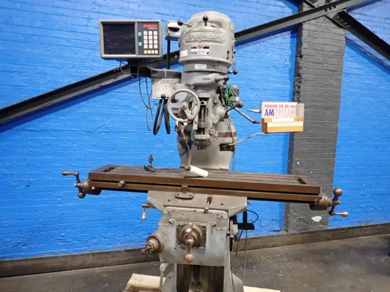 BRIDGEPORT 42" X 9" VERTICAL MILL