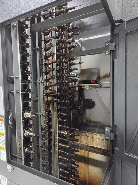 Toyoda FH500J HMC, 2021 – 6 Station Pallet Pool, 120 ATC, Tool Probe, Workholding Included