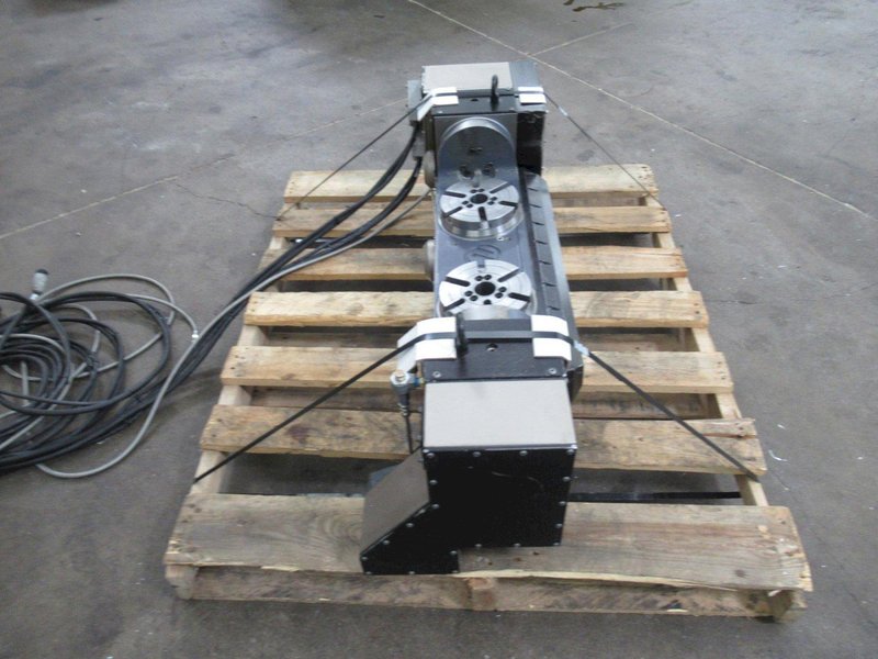 Haas TR-160-2 Twin Platter Brushless Sigma 5 4th and 5th Axis Programmable 2-Axis Trunnion Table