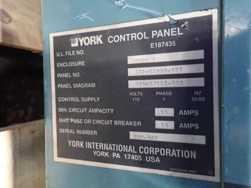 YORK CONTROL PANEL