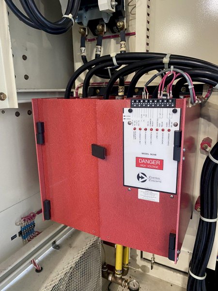50 kw PILLAR INDUSTRIES MODEL CE-500 INDUCTION HARDENER &amp; POWER SUPPLY: STOCK #15400