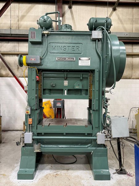 100 ton Minster Press Model P2-100-48 "Piece-Maker" High Speed Mechanical Metal Stamping Press For Sale, Recondition in Process!