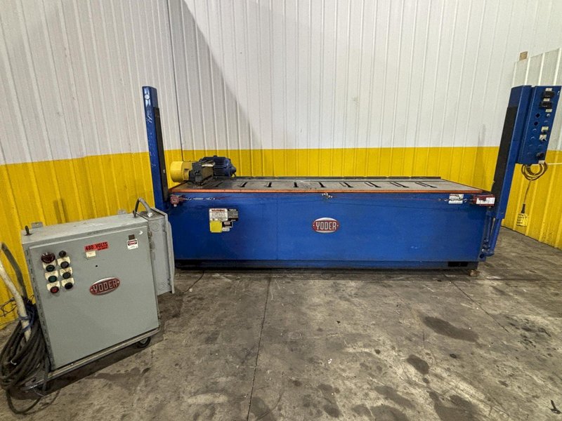 9 STAND YODER ROLLFORMER BASE WITH ELECTRICS / MAGNETEK GPD-515 DRIVE: STOCK #23428