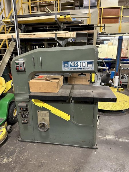 9" X 36" JET VBS-900 VERTICAL BANDSAW. STOCK # 0642623