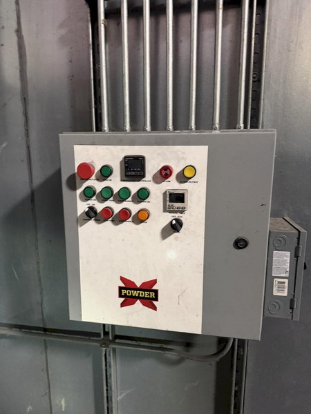 101" X 96" X 244" POWDER-X BLAST ROOM. STOCK # 0760426