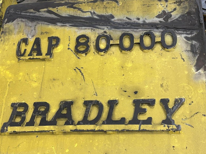 40 TON (80,000 LBS) BRADLEY ADJUSTABLE TELESCOPING COIL LIFTING GRAB TONGS: STOCK #23558