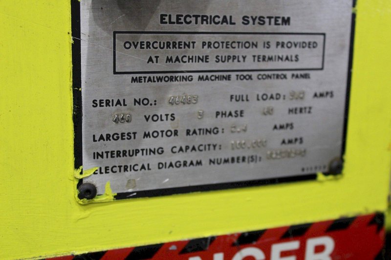 6&#039; CINCINNATI MODEL #2CV06-H SHEAR STACKER STOCK #72227