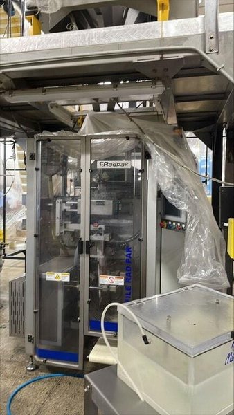 Rad Pak RM-32ACD Doypack Vertical Form Fill and Seal Bagger with Zipper System, 2005