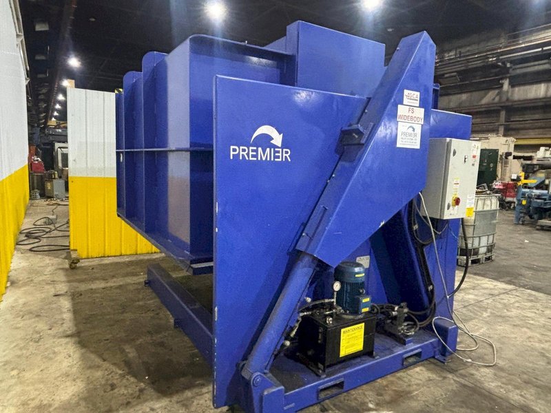 3750 LBS x 96" X 96" PREMIER MODEL #FS-WIDEBODY HYDRAULIC CLAMP &amp; ROTATE PALLET FLIPPER: YOBRO #24597