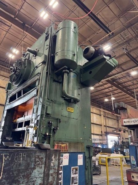 500 Ton US Industries S4-500-96-60 Hydraulic Press, 1963