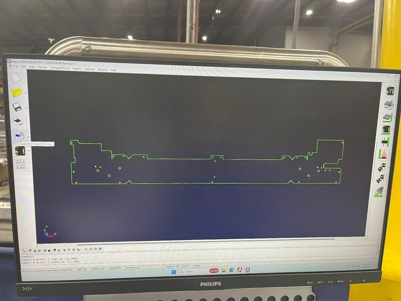 Amada Fabrivision Laser Inspection System, 2017